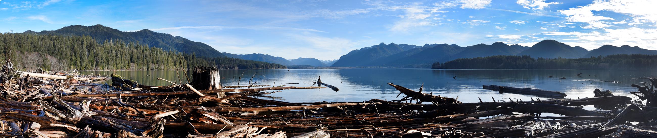 Lake Quinualt panorama