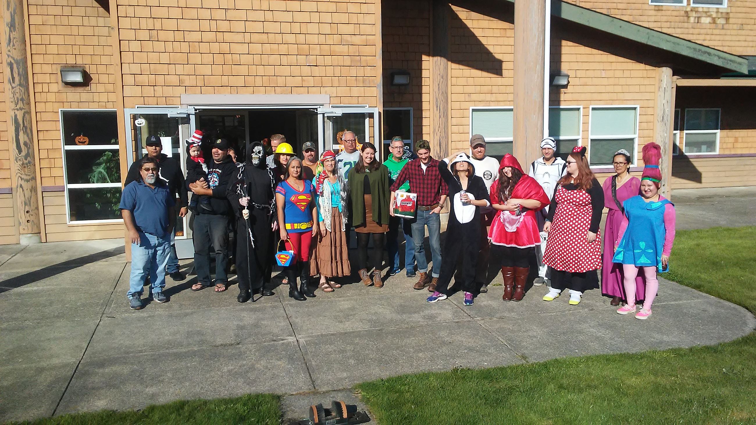 Group of people in costumes