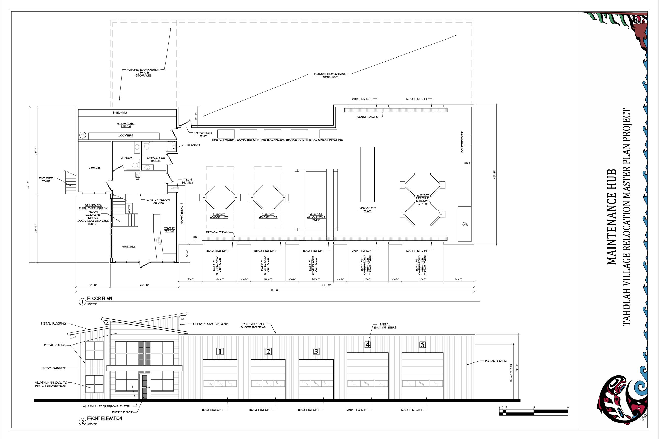 Maintenance Hub Conceptual Floor Plan